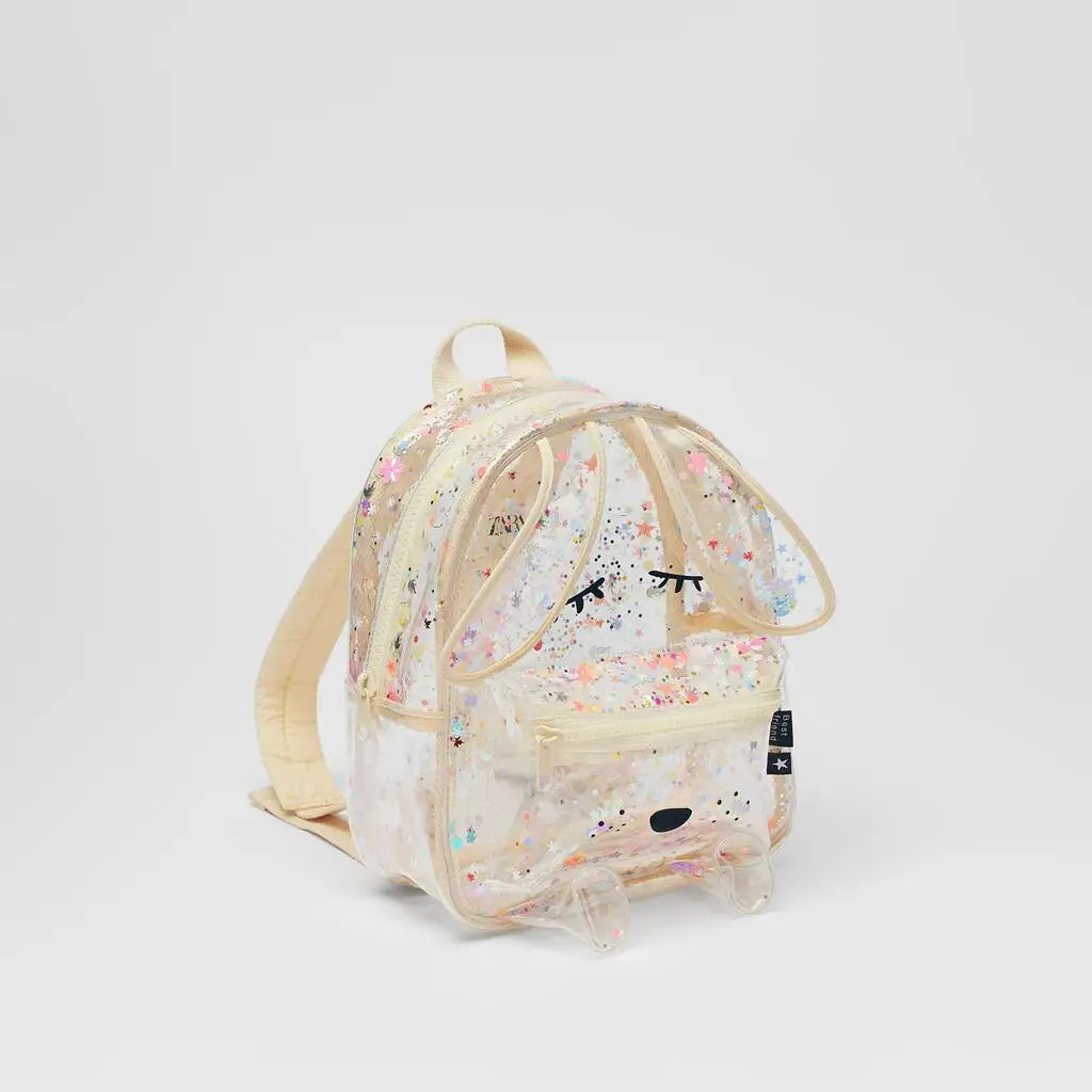 Sac à dos transparent paillettes enfant