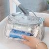 Trousse transparente de voyage fashion