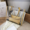 Sac shopping transparent chic et moderne