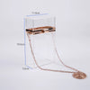 Sac bandoulière transparent tendance mujer