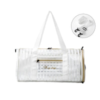 Sac de sport transparent élégant rose mode - modèle white - TransparenceSac.com