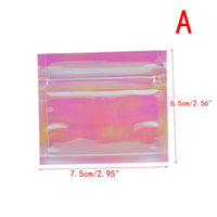 Pochette de Rangement Zippée Holographique - modèle 3 - TransparenceSac.com