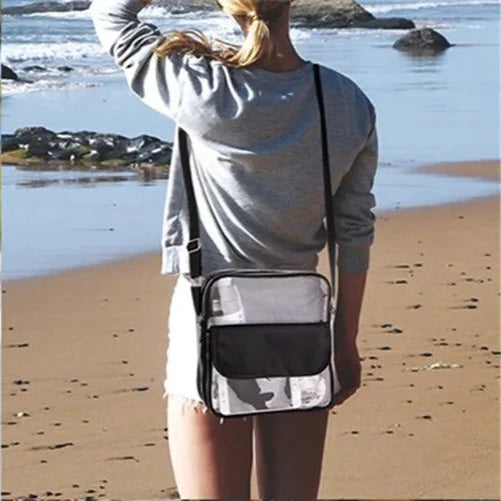 Sac bandoulière transparent mode chic pratique