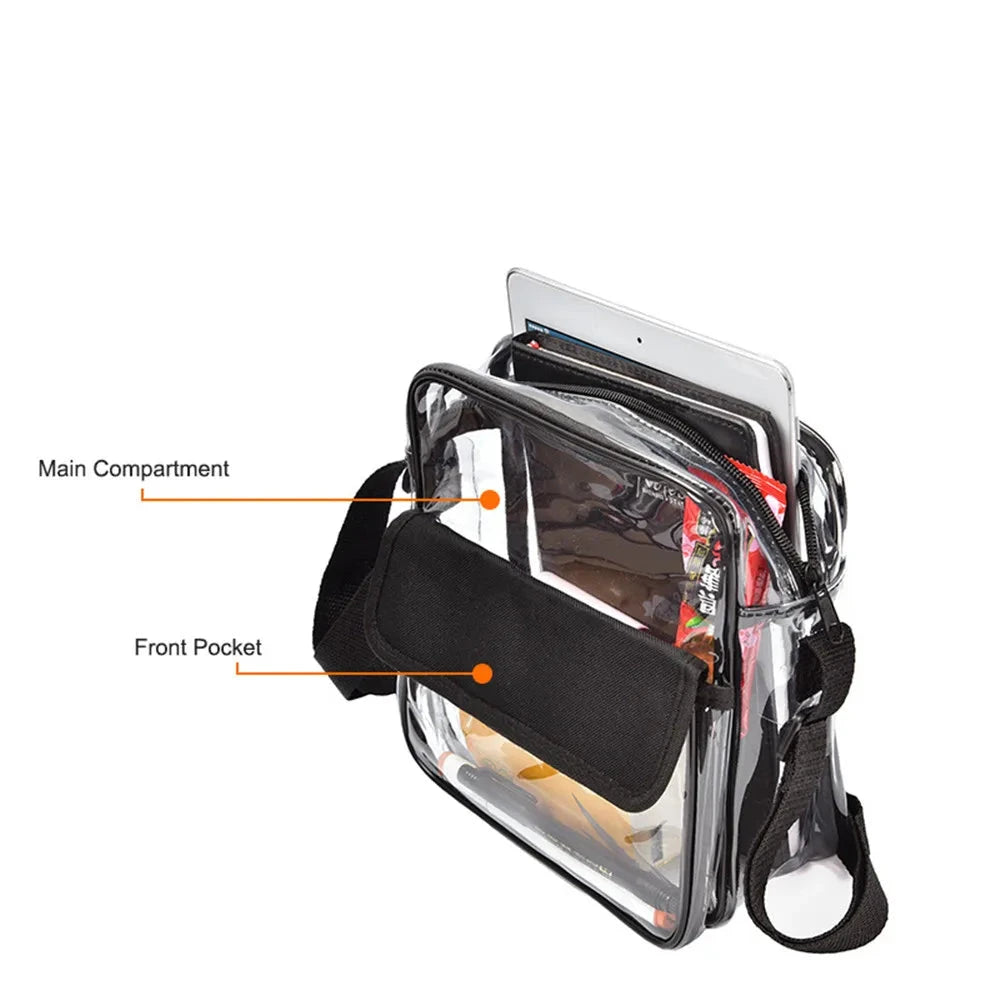 Sac bandoulière transparent mode chic pratique