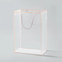 Sac Shopping Transparent Mode Tendance - modèle pink - TransparenceSac.com