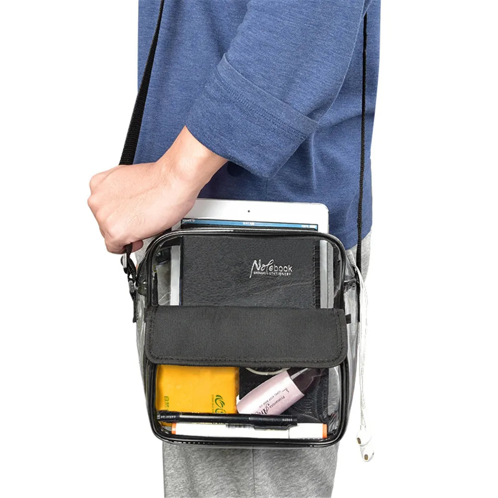 Sac bandoulière transparent mode chic pratique