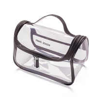 Trousse transparente de voyage fashion - modèle black / Handbag - TransparenceSac.com