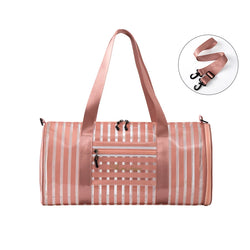 Acheter Sac de sport transparent élégant rose mode - TransparenceSac.com