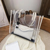 Sac shopping transparent chic et moderne