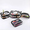 Trousse maquillage transparente multi-usages élégante