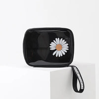 Sac de voyage transparent jaune mode floral - modèle Black M - TransparenceSac.com