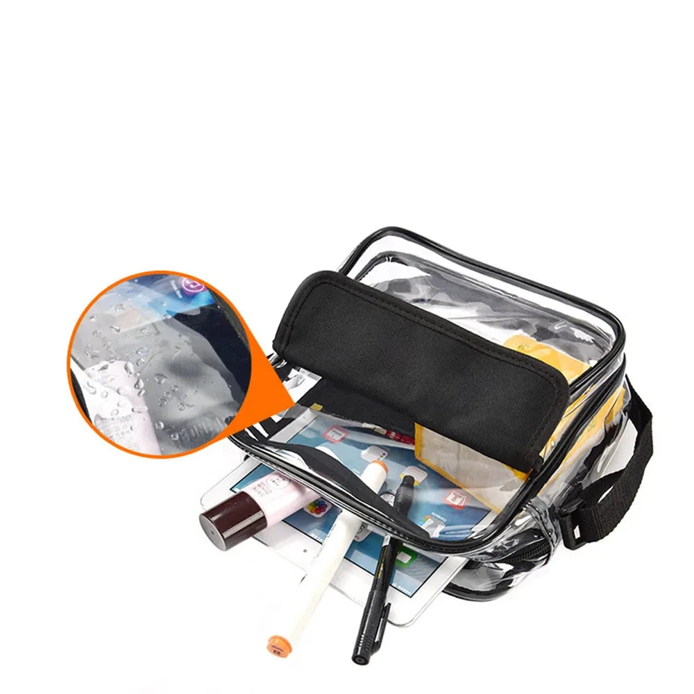Sac bandoulière transparent mode chic pratique