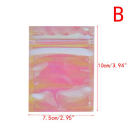 Pochette de Rangement Zippée Holographique - modèle 6 - TransparenceSac.com