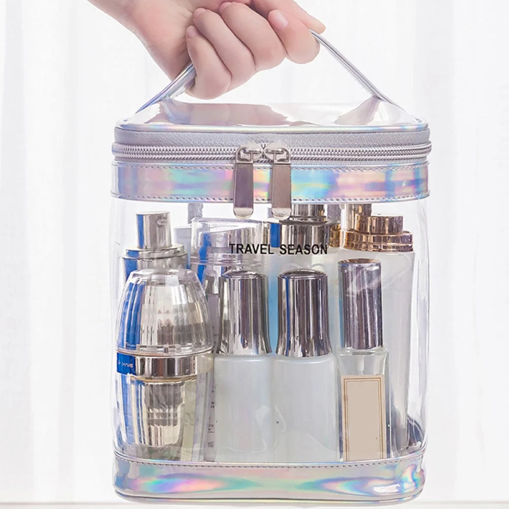 Trousse transparente de voyage fashion