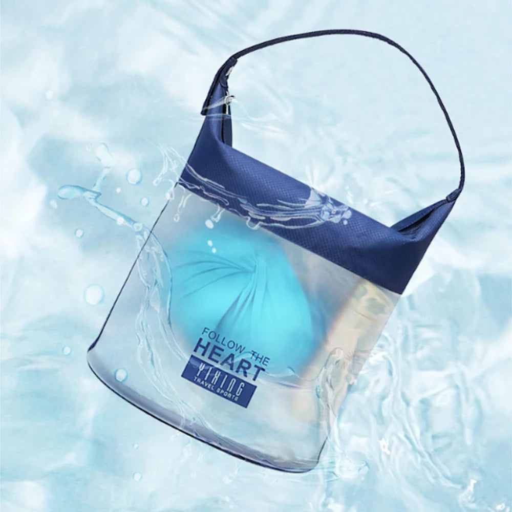 Sac à main transparent élégant rose