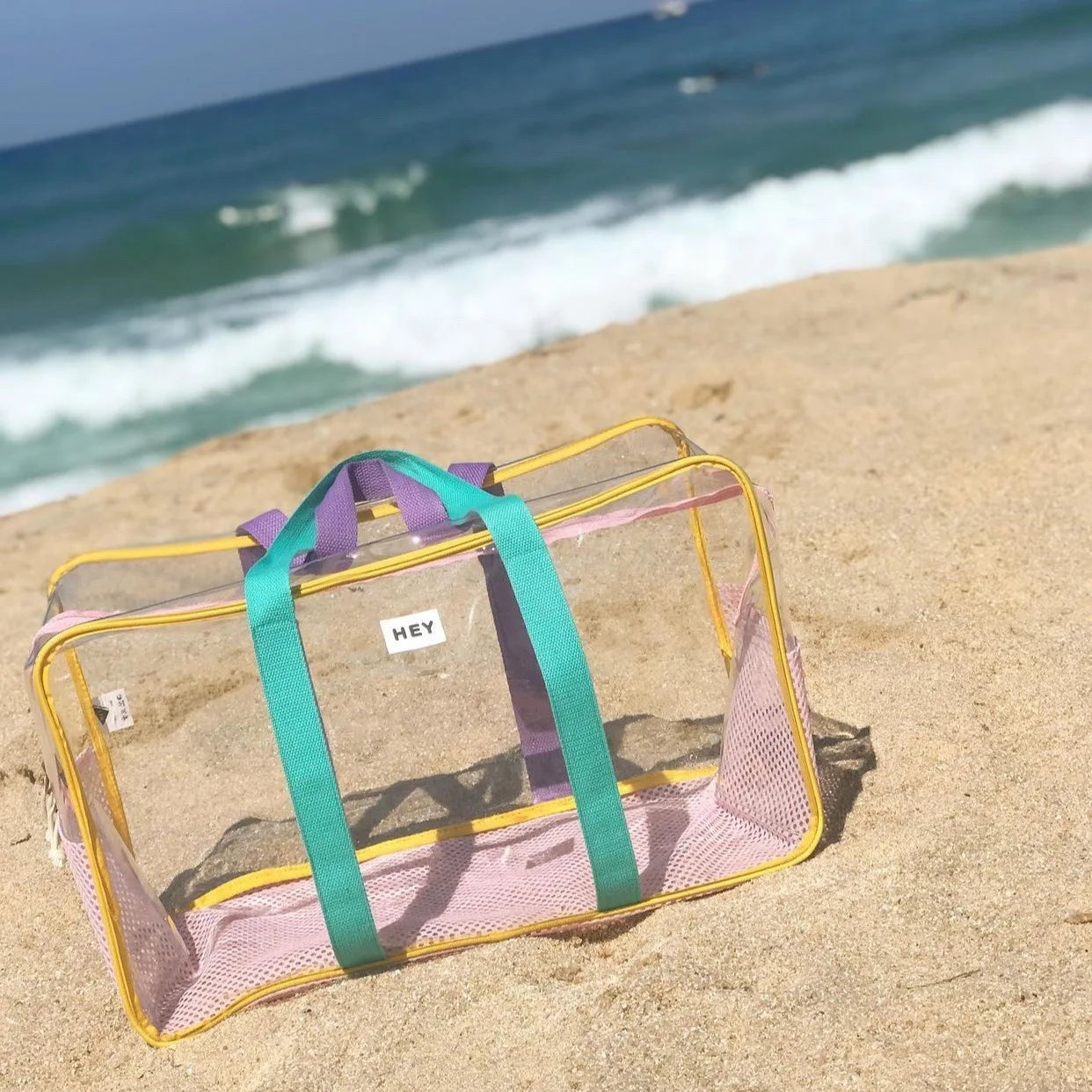 Sac de plage transparent tendance