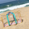 Sac de plage transparent tendance