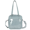 Sac bandoulière transparent tendance violette