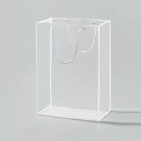 Sac Shopping Transparent Mode Tendance - modèle white - TransparenceSac.com