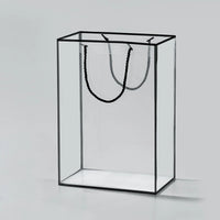 Sac Shopping Transparent Mode Tendance - modèle black - TransparenceSac.com