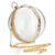 Sac bandoulière rond transparent chic - modèle gold - TransparenceSac.com