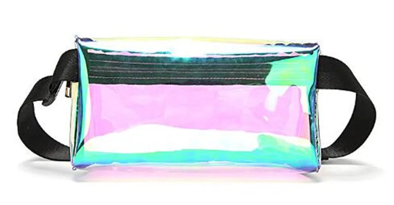 Banane transparente irisée mode pratique