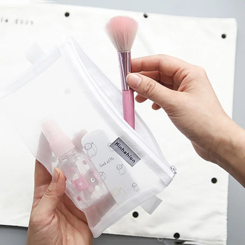 Pochette transparente fashion vert clair