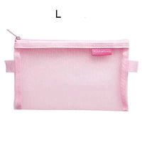 Pochette transparente fashion vert clair - modèle L6 - TransparenceSac.com