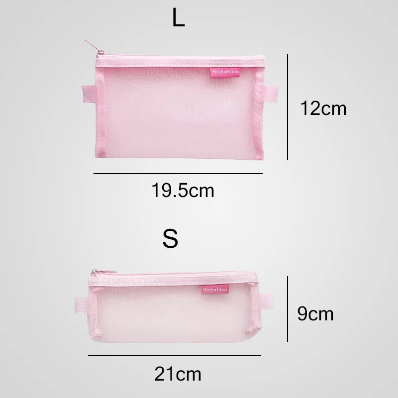 Pochette transparente fashion vert clair