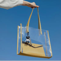 Sac shopping transparent chic et moderne