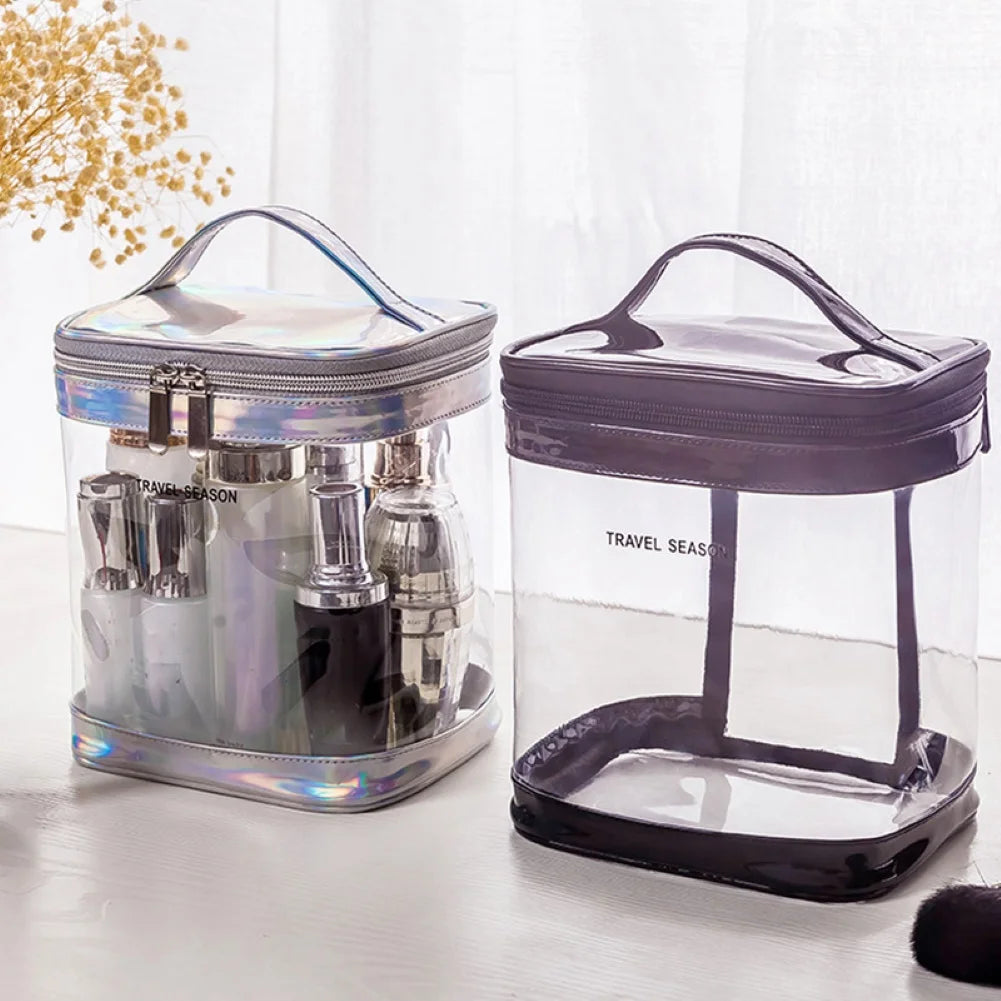 Trousse transparente de voyage fashion