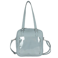 Sac bandoulière transparent tendance violette - modèle blue / S - TransparenceSac.com