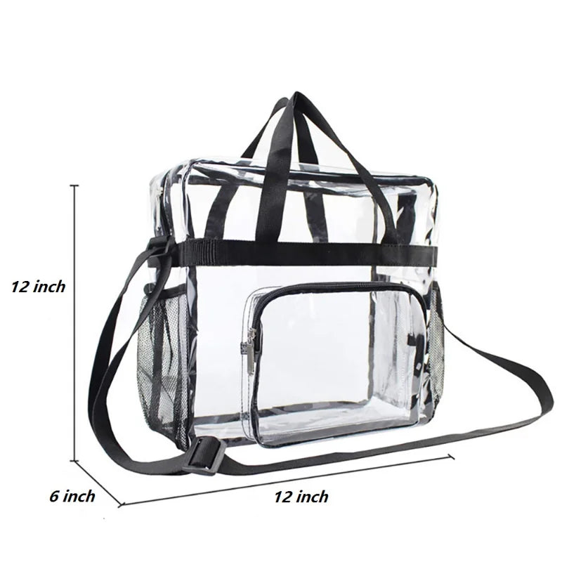 Sac transparent tendance pour shopping fashion