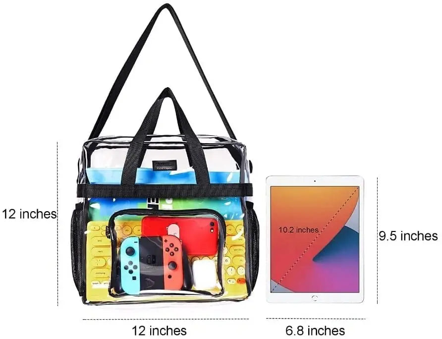 Sac transparent tendance pour shopping fashion
