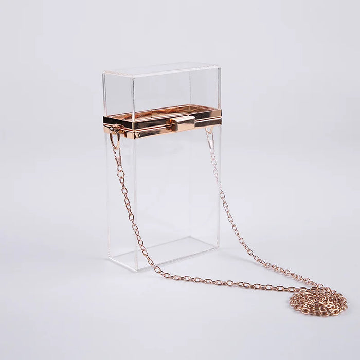 Sac bandoulière transparent tendance mujer