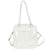 Sac bandoulière transparent tendance violette - modèle white / S - TransparenceSac.com