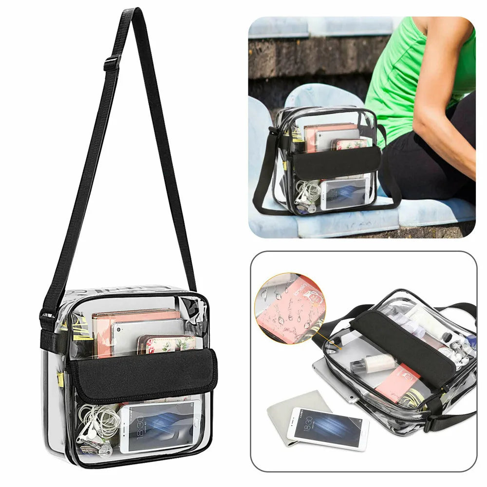 Sac bandoulière transparent mode chic pratique
