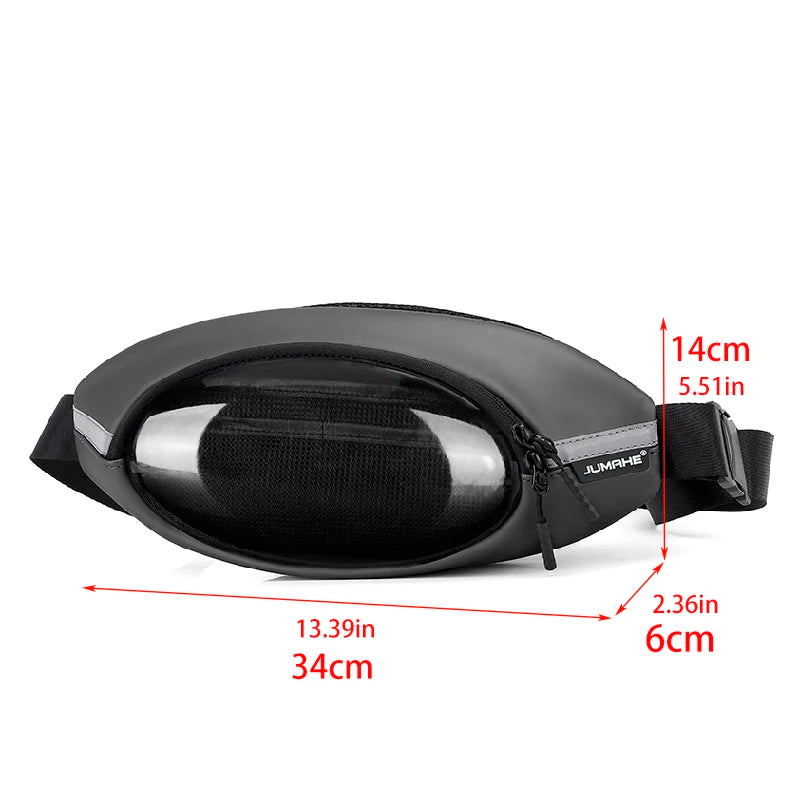 Sac banane transparent mode unisexe