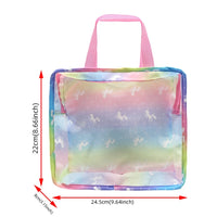 Sac à langer transparent multicolore pour bébé - modèle Large Size Bag - TransparenceSac.com