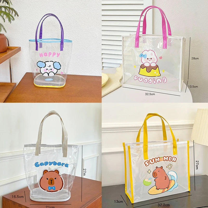 Sac Transparent Capybara Mode Fashion