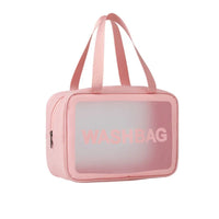 Sac de voyage transparent rose élégant - TransparenceSac.com