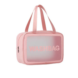 Acheter Sac de voyage transparent rose élégant - TransparenceSac.com