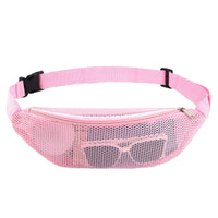 Banane transparente turquoise fashion - modèle Pink - TransparenceSac.com