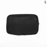 Trousse organiseur rose fashion rangement multi-compartiments - modèle L Black - TransparenceSac.com