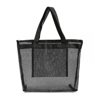 Sac shopping transparent vert fashion - modèle black - TransparenceSac.com