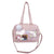 Sac bandoulière transparent mode pratique - modèle Pink - TransparenceSac.com