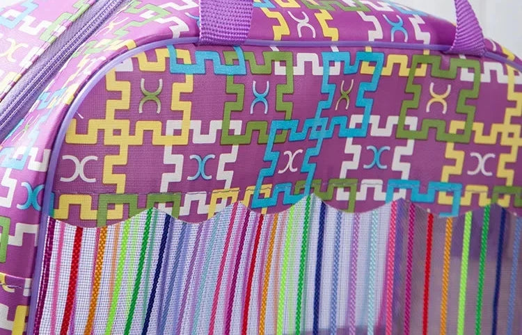 Sac de voyage coloré transparent fashion