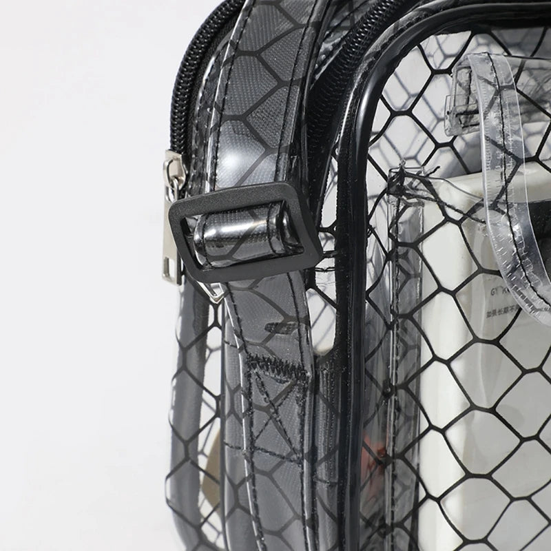 Sac bandoulière transparent tendance praticité καθημερινοτh