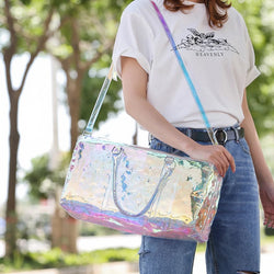 Acheter Sac bandoulière holographique tendance - TransparenceSac.com