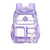 Sac à dos transparent scolaire pratique élégant - modèle Lavender - TransparenceSac.com